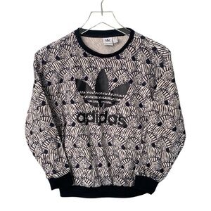ADIDAS logo zebra sweatshirt 11-12 Y
